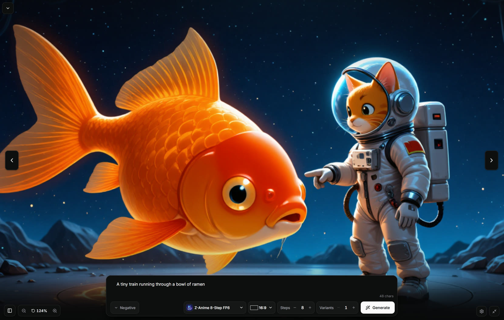 Zen mode prompt and output view